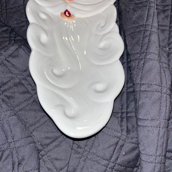 Fitz & Floyd - Santa Server Snack Therapy 13"  Holiday Tray NIB - Picture 8 of 12